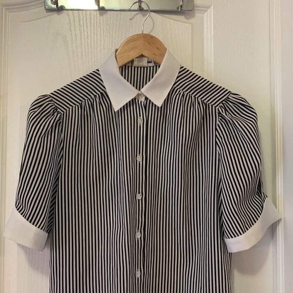 🖤 Vintage striped blouse ☁️ - Picture 5 of 6